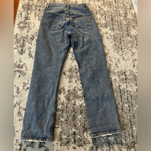 AGOLDE 90s Pinch Waist BACKDROP High Rise Straight Leg Jeans Y. - Picture 6 of 15